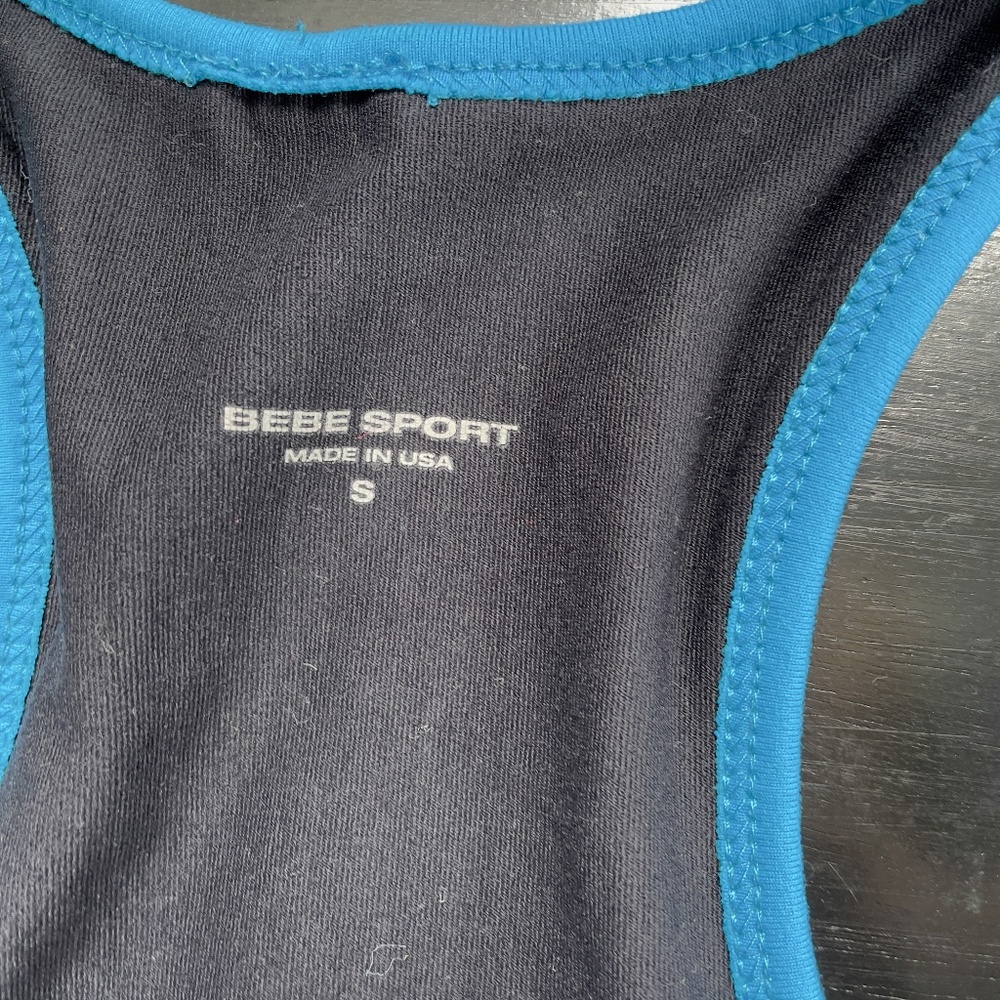BEBE SPORT Grey and Blue Workout Outfit - Picture 2 of 2